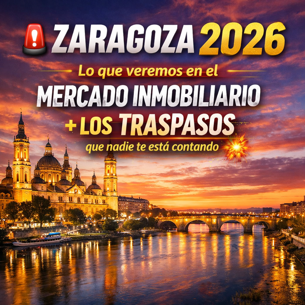 🚨 Zaragoza 2026: lo que veremos en el mercado inmobiliario